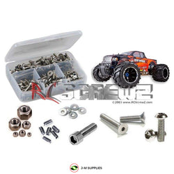 J-M SUPPLIES - RCScrewZ Stainless Steel Screw Kit rcr043 for RedCat Racing Rampage MT V3 1/5th RC Car Complete Set - rcr043
