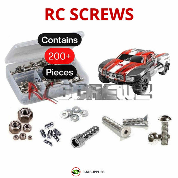 J-M SUPPLIES RC Parts Store - RCScrewZ Stainless Steel Screw Kit rcr045 for RedCat Racing Blackout SC RTR/Pro 1/10 SC Truck | SET