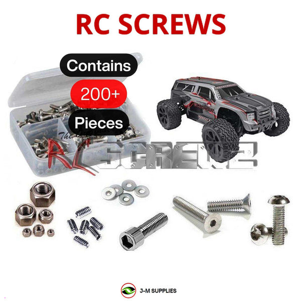 J-M SUPPLIES RC Parts Store - RCScrewZ Stainless Steel Screw Kit rcr046 for RedCat Racing Blackout XTE RTR/Pro RC Car | SET