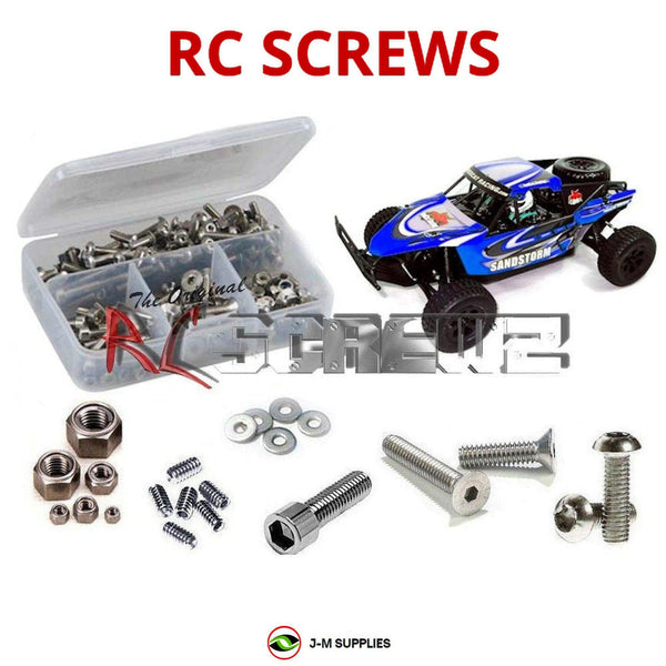 J-M SUPPLIES RC Parts Store - RCScrewZ Stainless Steel Screw Kit rcr047 for Redcat Racing Sandstorm Baja 1/10 Electric 4WD Baja Buggy | SET