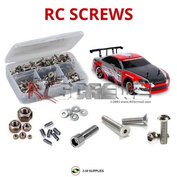 J-M SUPPLIES RC Parts Store - RCScrewZ Stainless Steel Screw Kit rcr057 for RedCat Racing Lightning ERX Drift RC Car | SET