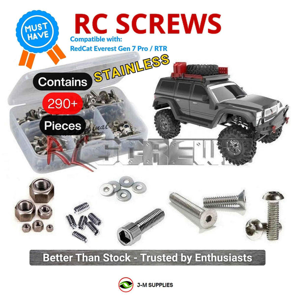 J-M SUPPLIES RC Parts Store - RCScrewZ Stainless Steel Screw Kit rcr064 for RedCat Everest Gen 7 Pro / RTR | UPG