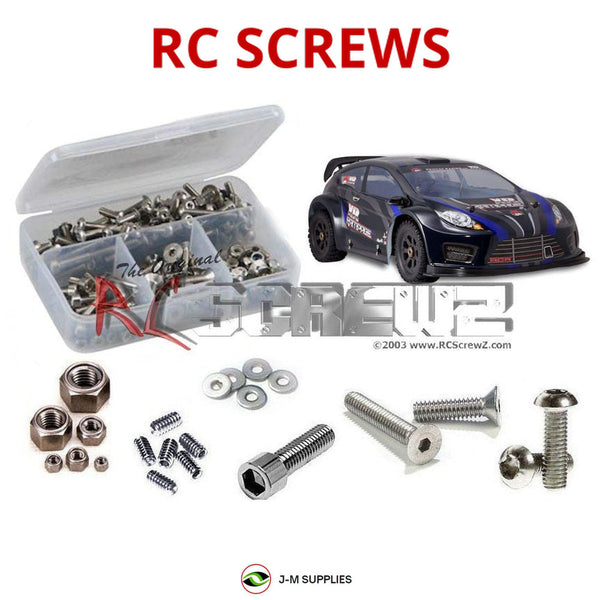 J-M SUPPLIES RC Parts Store - RCScrewZ Stainless Steel Screw Kit rcr065 for Redcat Racing Rampage XR-E / Rampage XR EP 1/5 Electric Brushless 4WD Rally Car | SET