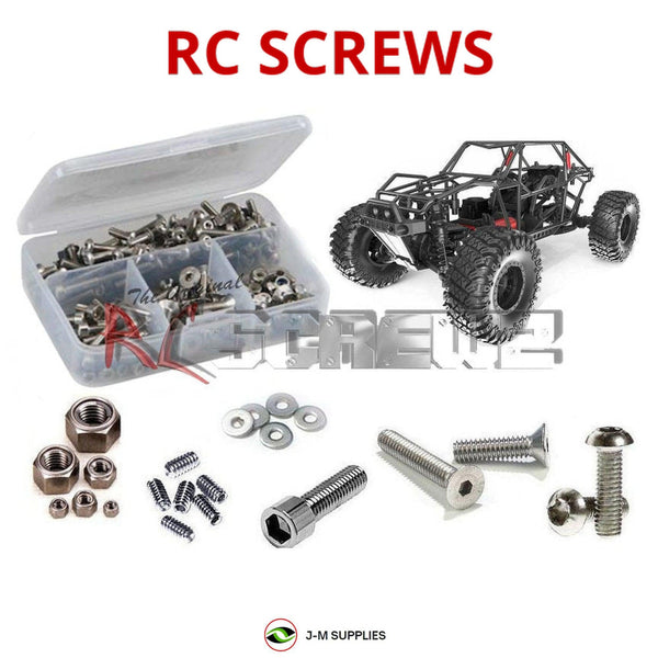 J-M SUPPLIES RC Parts Store - RCScrewZ Stainless Steel Screw Kit rer073 for Redcat Racing Camo X4 Pro Rock Racer 1/10 Electric Brushless 4WD (RERCAMO-X4-PRO, RCR10679) | SET