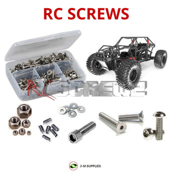 J-M SUPPLIES RC Parts Store - RCScrewZ Stainless Steel Screw Kit rer073 for Redcat Racing Camo X4 Pro Rock Racer 1/10 Electric Brushless 4WD (RERCAMO-X4-PRO, RCR10679) | SET