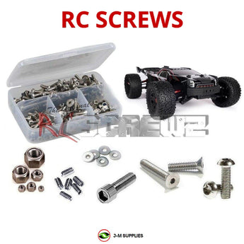 Representative image of an RCScrewZ stainless steel screw kit for Redcat Machete 4S/6S 1/6 4WD MT (RER17064); exact kit contents vary by RC model.