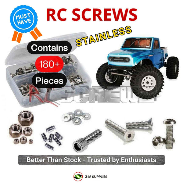 J-M SUPPLIES RC Parts Store - RCScrewZ Stainless Steel Screw Kit rer080 for Redcat Racing Everest Ascent / Ascent 1/10 Crawler Electric 4WD Rock Crawler (RER22767, ASCENT-RED) | SET