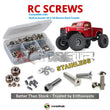 J-M SUPPLIES RC Parts Store - RCScrewZ Stainless Steel Screw Kit rer085 for Redcat Racing Ascent-18 1/18 Electric Brushed 4WD Rock Crawler (RER31319, RER31320, RER31321, RER33117) | SET