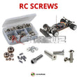 Representative image of an RCScrewZ stainless steel screw kit for Serpent 966e 1/8 Onroad Electric Car (#904000); exact kit contents vary by RC model.