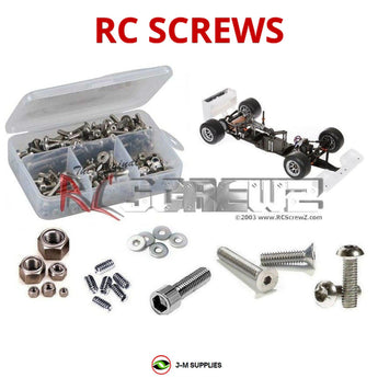 Representative image of an RCScrewZ stainless steel screw kit for Serpent F110 1/10th Onroad; exact kit contents vary by RC model.