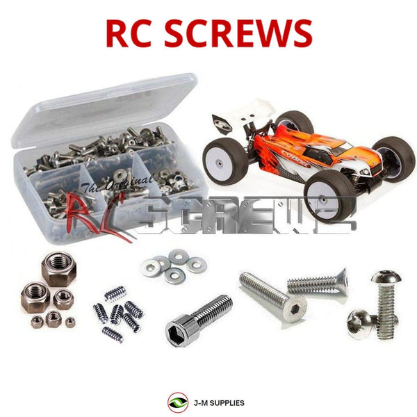 Representative image of an RCScrewZ stainless steel screw kit for Serpent Cobra-TE 1/8th EP Truggy (SER600033); exact kit contents vary by RC model.