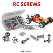 Representative image of an RCScrewZ stainless steel screw kit for Serpent Cobra-TE 1/8th EP Truggy (SER600033); exact kit contents vary by RC model.