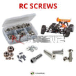 Representative image of an RCScrewZ stainless steel screw kit for Serpent SRX4 4wd Buggy; exact kit contents vary by RC model.