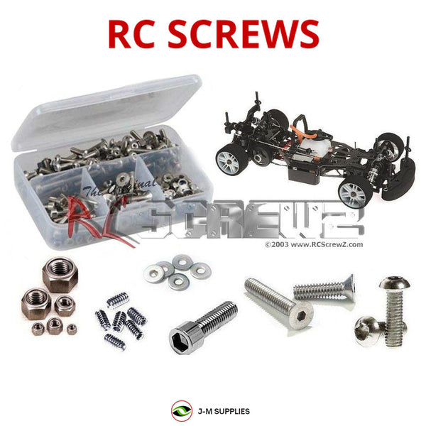 Representative image of an RCScrewZ stainless steel screw kit for Serpent 720 '09 Onroad (#803009); exact kit contents vary by RC model.