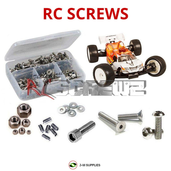 Representative image of an RCScrewZ stainless steel screw kit for Serpent Cobra TE 1/8th #600035; exact kit contents vary by RC model.