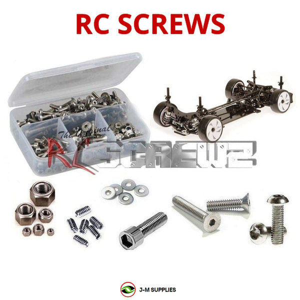 Representative image of an RCScrewZ stainless steel screw kit for Serpent S411 Eryx 2.0; exact kit contents vary by RC model.