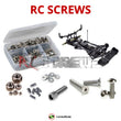 Representative image of an RCScrewZ stainless steel screw kit for Serpent Taipan 988e Pan Car 1/8 EP (SER905001); exact kit contents vary by RC model.