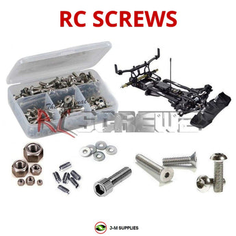 Representative image of an RCScrewZ stainless steel screw kit for Serpent Taipan 988e Pan Car 1/8 EP (SER905001); exact kit contents vary by RC model.