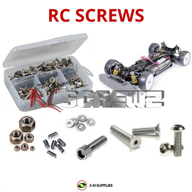 RCScrewZ Stainless Steel Screw Kit tam003 for Tamiya TB Evolution III 1/10 Electric 4WD On-Road Touring Car Chassis Kit (#58299) | SET