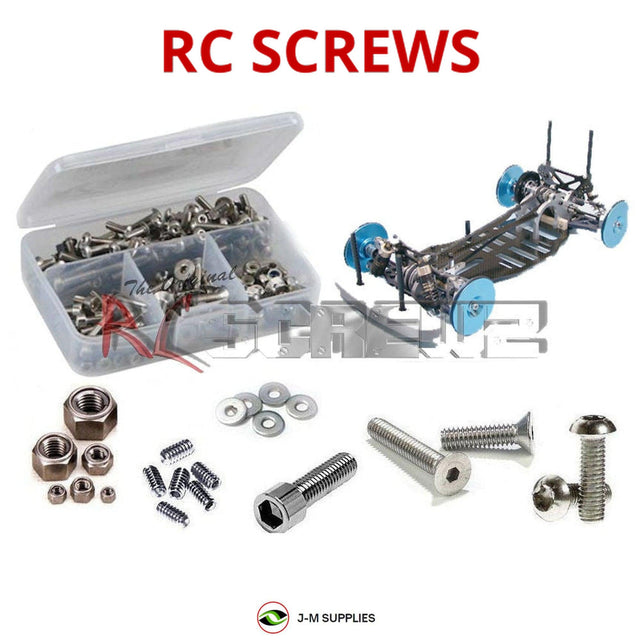 RCScrewZ Stainless Steel Screw Kit tam004 for Tamiya TRF414X 1/10 Electric 4WD On-Road Touring Car Chassis Kit (#93013) | SET