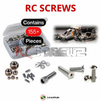 Representative image of an RCScrewZ stainless steel screw kit for Tamiya Egress Avante Chassis 1/10 Electric 4WD Buggy (58079); exact kit contents vary by RC model.