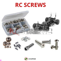 Representative image of an RCScrewZ stainless steel screw kit for Tamiya TA03F Pro 1/10 Electric 4WD Touring Car (58200); exact kit contents vary by RC model.