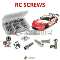 Rustproof, Durable, Quality RCScrewZ Stainless Steel Screw Kit tam037 for Tamiya TT-01 Type-ES 1/10 Electric 4WD On-Road Touring Car Chassis (#57981) | SET - Affordable Quality | Quick Ship - by J-M SUPPLIES