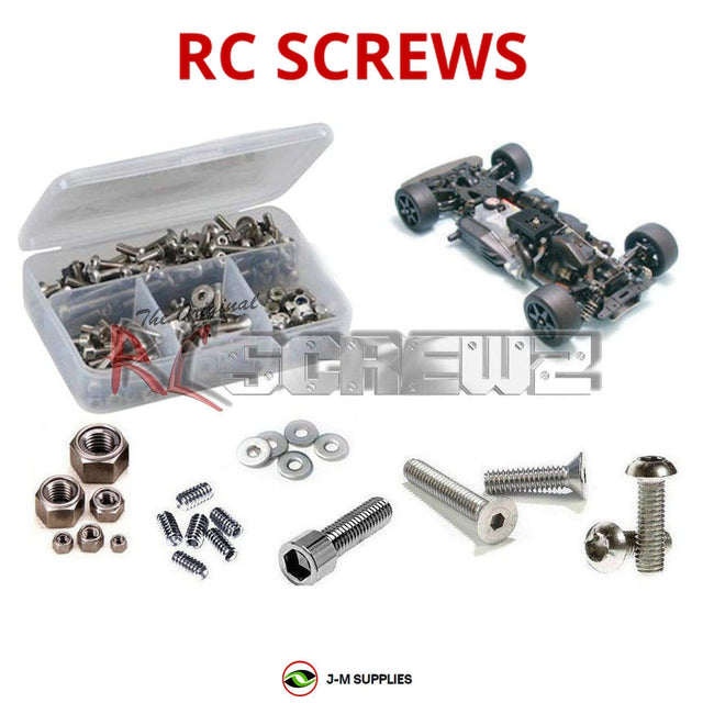 RCScrewZ Stainless Steel Screw Kit tam039 for Tamiya TGR 1/8 Nitro 4WD On-Road Racing Car Chassis Kit (#44030) | SET