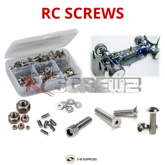 RCScrewZ Stainless Steel Screw Kit tam046 for Tamiya TRF415 1/10 Electric 4WD On-Road Touring Car Chassis Kit (#58320) | SET