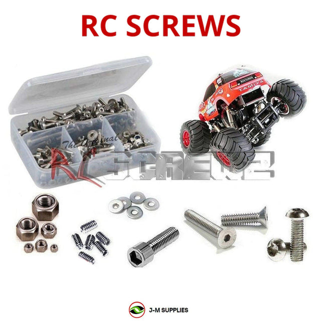 RCScrewZ Stainless Steel Screw Kit tam075 for Tamiya TLT-1 Max Climber 1/18 Electric 4WD Mini Monster Truck (#47202) | SET