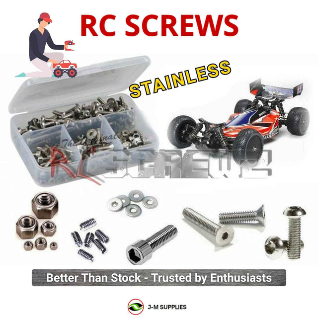 RCScrewZ Stainless Steel Screw Kit tam107 for Tamiya Durga 1/10 Electric 4WD Off-Road Racing Buggy DB01 Chassis (#58395) | SET