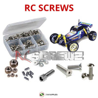 Representative image of an RCScrewZ stainless steel screw kit for Tamiya TamTech Fox Mini GB-01 1/14 2WD Buggy (56703); exact kit contents vary by RC model.