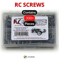Representative image of an RCScrewZ stainless steel screw kit for Tamiya TRF801Xt 1/8 Nitro 4WD Off-Road Truggy (49497); exact kit contents vary by RC model.