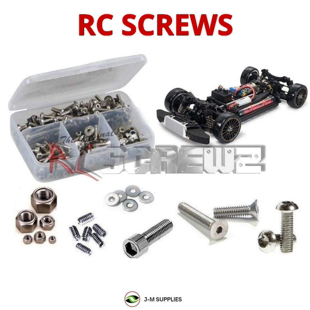 RCScrewZ Stainless Steel Screw Kit tam123 for Tamiya TB-03D Drift Spec 1/10 Electric 4WD On-Road Drift Touring Car Chassis (#58420) | SET