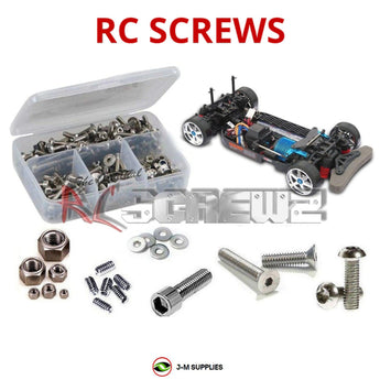 J-M SUPPLIES RC Parts Store - RCScrewZ Stainless Steel Screw Kit tam134 for Tamiya TT-01R Type-E 1/10 Electric 4WD On-Road Touring Car Chassis Kit (#58450) | PRO