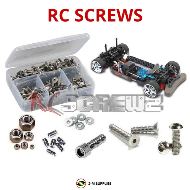 RCScrewZ Stainless Steel Screw Kit tam134 for Tamiya TT-01R Type-E 1/10 Electric 4WD On-Road Touring Car Chassis Kit (#58450) | SET