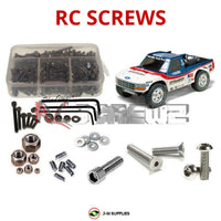 Representative image of an RCScrewZ stainless steel screw kit for Tamiya Ford F-150 Baja 1/10 Electric 4WD Truck (58495); exact kit contents vary by RC model.