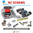 Representative image of an RCScrewZ stainless steel screw kit for Tamiya M-05 Ver.II PRO 1/10 Electric FWD M-Chassis (58593); exact kit contents vary by RC model.