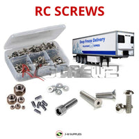 Representative image of an RCScrewZ stainless steel screw kit for Tamiya 3-Axle Reefer 1/14 Truck Trailer (56319); exact kit contents vary by RC model.