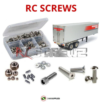 J-M SUPPLIES - RCScrewZ Stainless Steel Screw Kit tam193 for Tamiya Box Trailer 1/14th #56302 RC Car | PRO - tam193