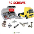 Representative image of an RCScrewZ stainless steel screw kit for Tamiya Volvo FH12 1/14 Electric 6x4 Truck (56312); exact kit contents vary by RC model.