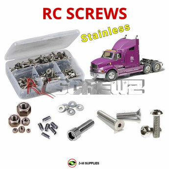Representative image of an RCScrewZ stainless steel screw kit for Tamiya Ford Aeromax 1/14 Electric 6x4 Truck (56309); exact kit contents vary by RC model.