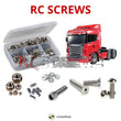 Representative image of an RCScrewZ stainless steel screw kit for Tamiya Scania R620 6x4 1/14 Tractor (56323); exact kit contents vary by RC model.