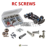 Representative image of an RCScrewZ stainless steel screw kit for Tamiya TB-04 PRO II 1/10 Electric 4WD Touring Car (84382); exact kit contents vary by RC model.