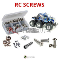 J-M SUPPLIES - RCScrewZ Stainless Steel Screw Kit tam212 for Tamiya 6x6 Konghead 1/18th 58646 RC Car | UPG - 