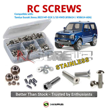 J-M SUPPLIES RC Parts Store - RCScrewZ Stainless Steel Screw Kit tam278 for Tamiya Suzuki Jimny JB23 MF-01X 1/10 Electric 4WD Off-Road SUV (#58614) | UPG
