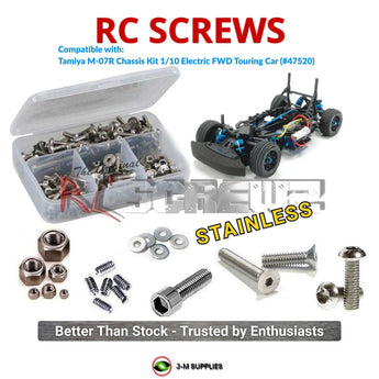 J-M SUPPLIES RC Parts Store - RCScrewZ Stainless Steel Screw Kit tam282 for Tamiya M-07R 1/10 Electric 2WD FWD M-Chassis Kit (#47520, #84436) | SET