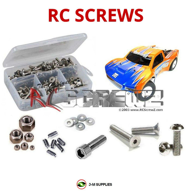 RCScrewZ Stainless Steel Screw Kit tek002 for Tekno RC SCT410 1/10 Electric 4WD Competition Short Course Truck (#TKR5500) | SET