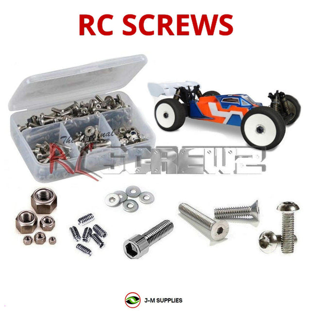 RCScrewZ Stainless Steel Screw Kit tek015 for Tekno RC EB48.4 1/8 Electric 4WD Competition Buggy (#TKR8000) | SET