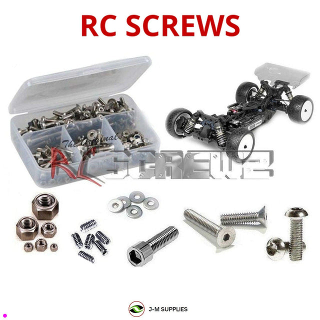 RCScrewZ Stainless Steel Screw Kit tek017 for Tekno RC EB410 1/10 Electric 4WD Competition Buggy (#TKR6500) | SET